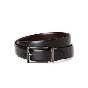 Kenneth Cole Reaction Men Belt Large Reversible Leather Brown L 38-40 New Rare